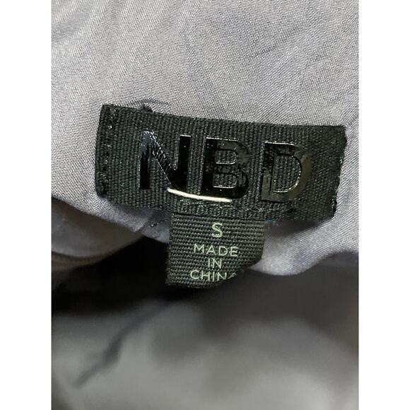 NBD Purple Satin Lace Cutout Sleeveless Cami Camisole Midi A-line Slip Dress S - Picture 3 of 4